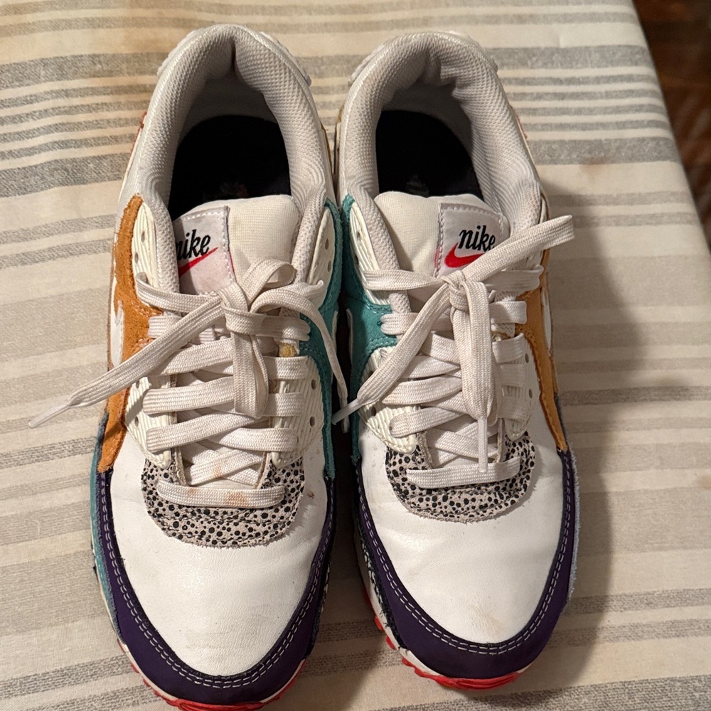Women’s Nike Air Max 90 SE- Animal White -Size 9 - Picture 7 of 7